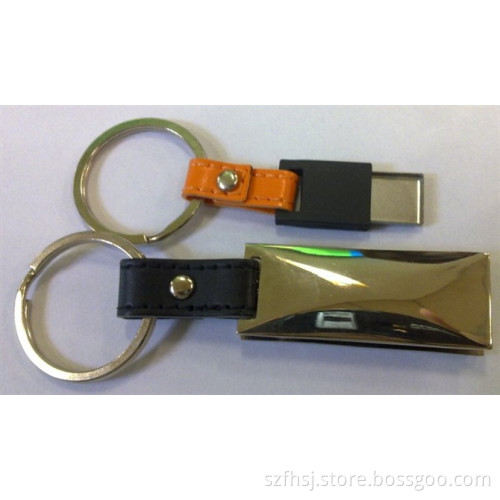 Convenient and Durable Leather USB Flash Disks